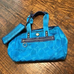 Coach purse with matching wallet